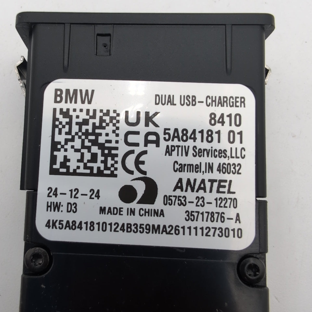 2023 - 2026 BMW 228i F74 X1 X2 MINI Dual USB Port Charger Socket 5A84181