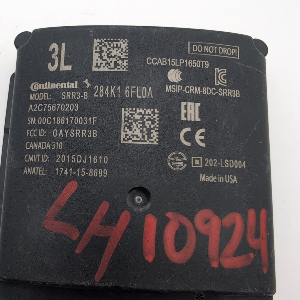 2016 - 2020 Nissan Rogue Rear Left Blind Spot Radar Sensor 284K16FL0A
