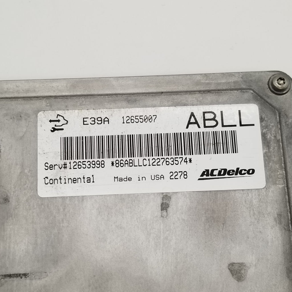 2013 Cadillac XTS Engine Computer Control Module E39A 12655007