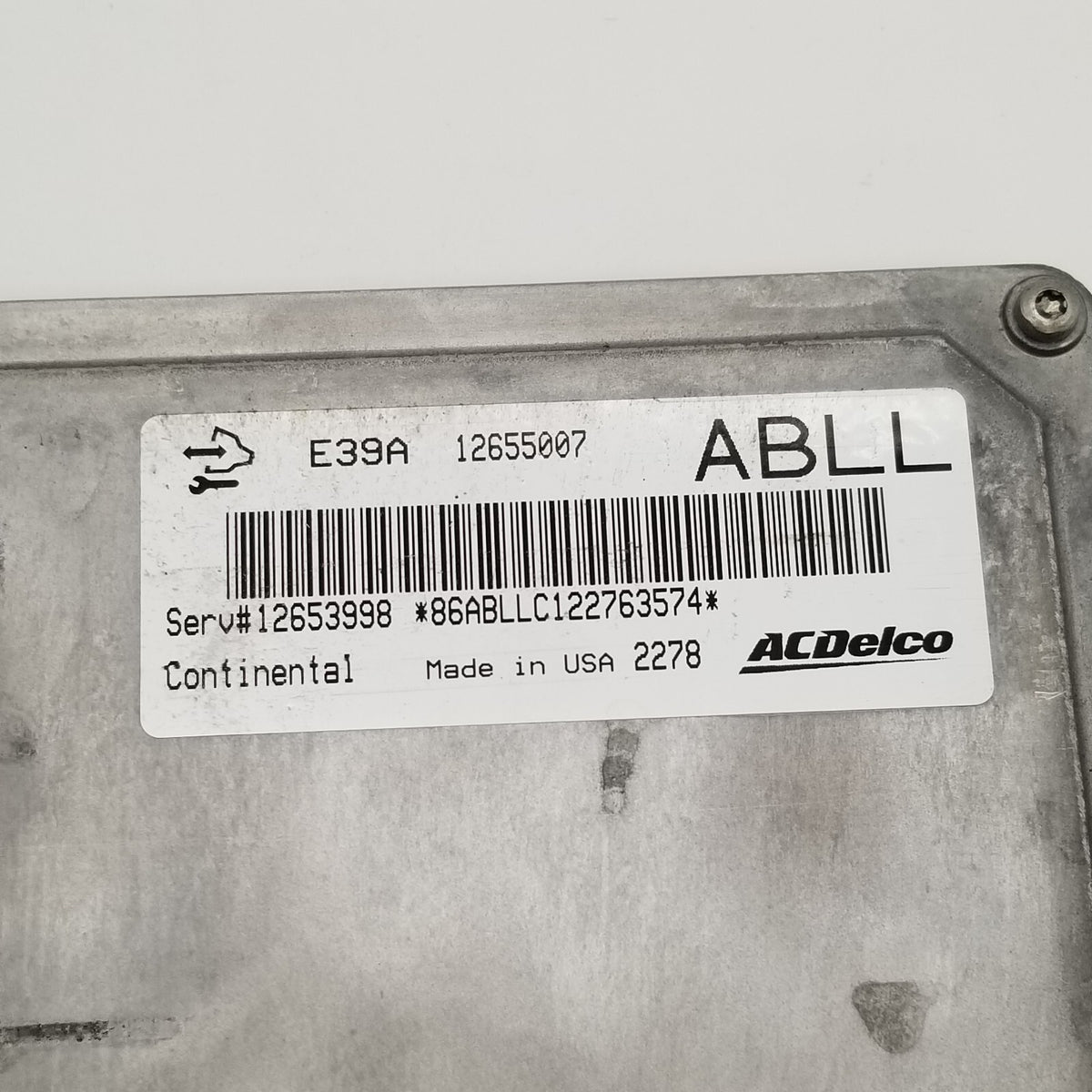 2013 Cadillac XTS Engine Computer Control Module E39A 12655007