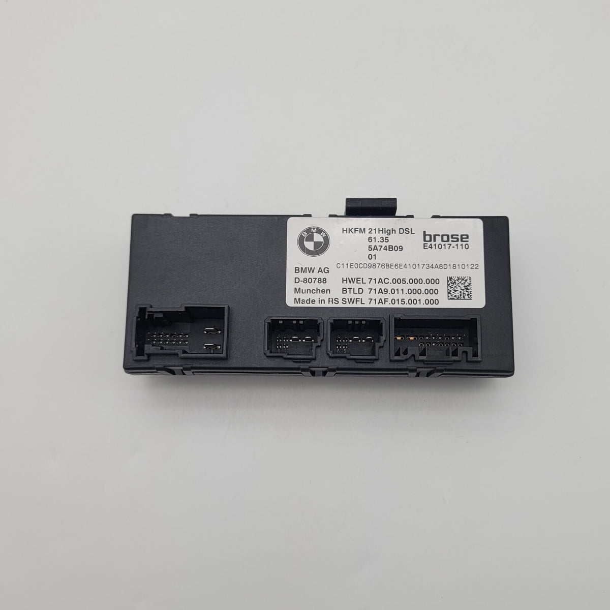 2022 - 2025 BMW iX M5 G61 G99 I20 Tailgate Trunk Lid Decklid Control Module