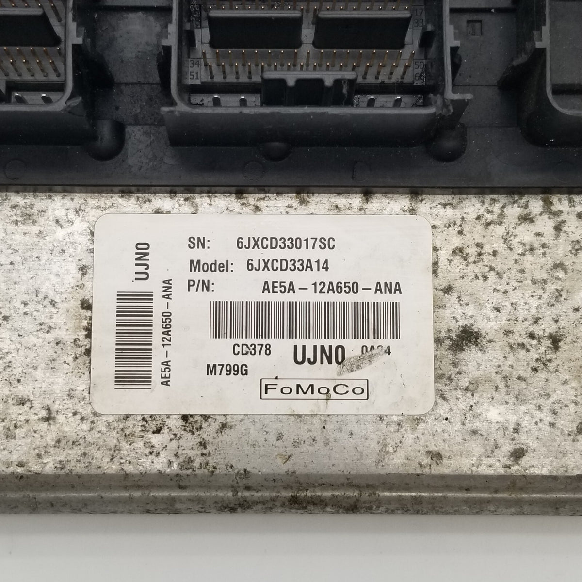 2010 LINCOLN MKZ Engine Computer Control Module ECM ECU AE5A-12A650-ANA OEM