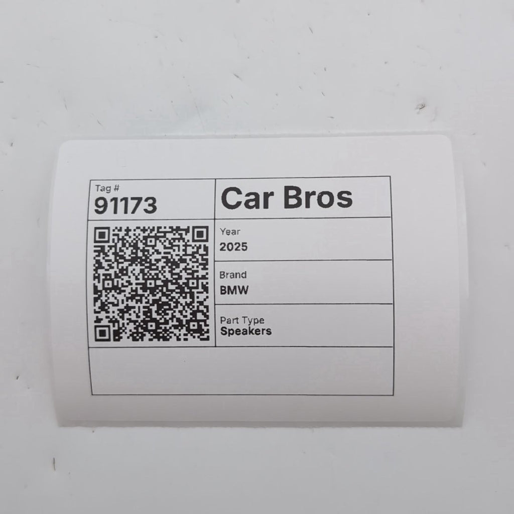 2022 - 2025 BMW i7 XM Bowers Wilkins Alev 4 High End Mid Range Speaker 5A12120