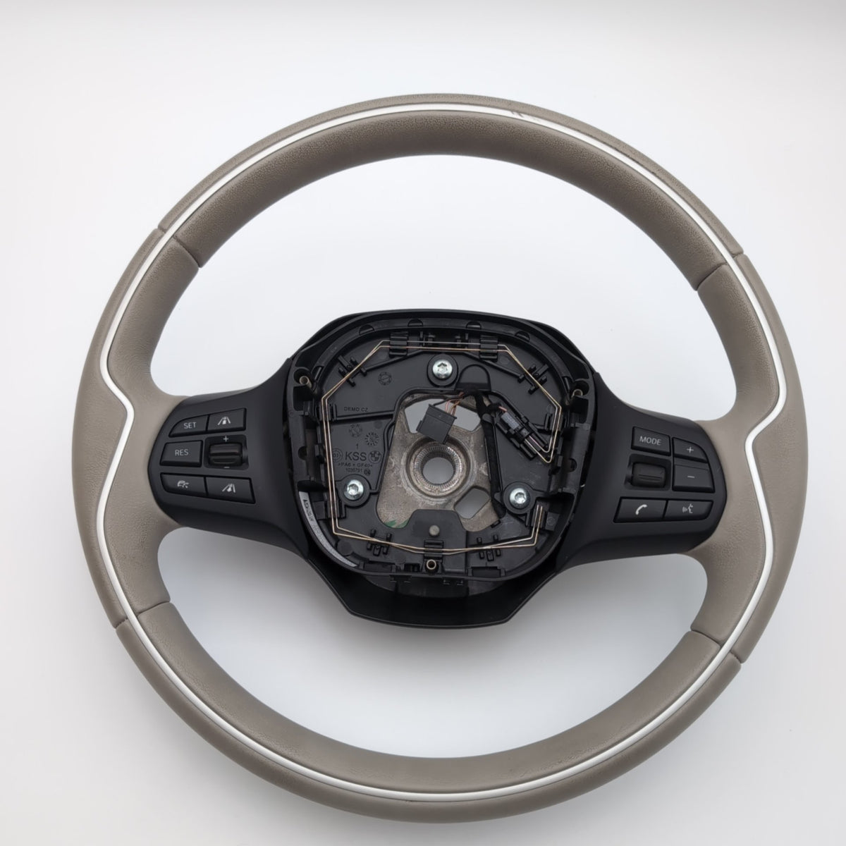 2014 - 2021 BMW i3 i3s I01 Steering Wheel Leather Lodge Design Gray 6870165