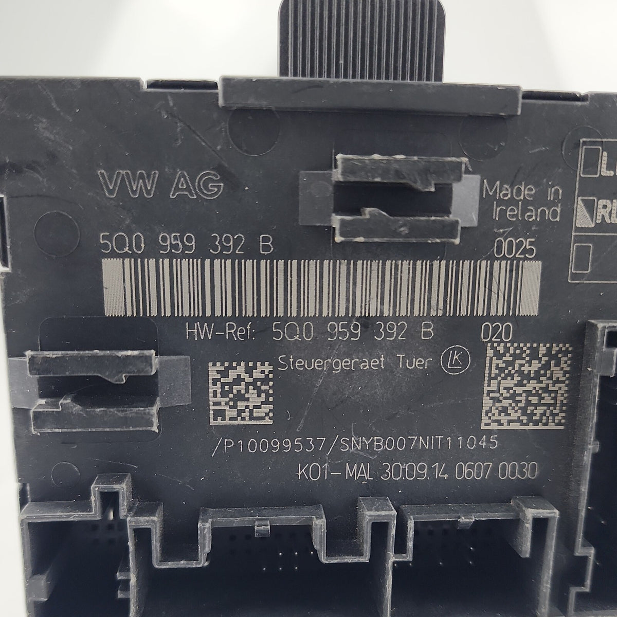 2015- 2018 Audi A3 S3 Right Side Front Door Control Module Unit 5Q0959392B Oem