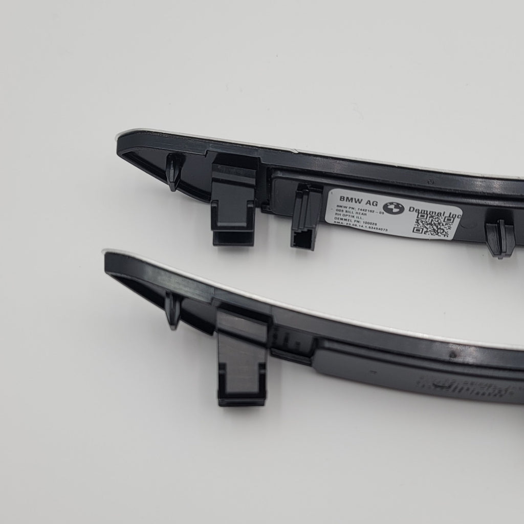 2025 BMW X5 G05 xDrive40i Rear Left Right Door Insert Sill Trim 7442161 7442162
