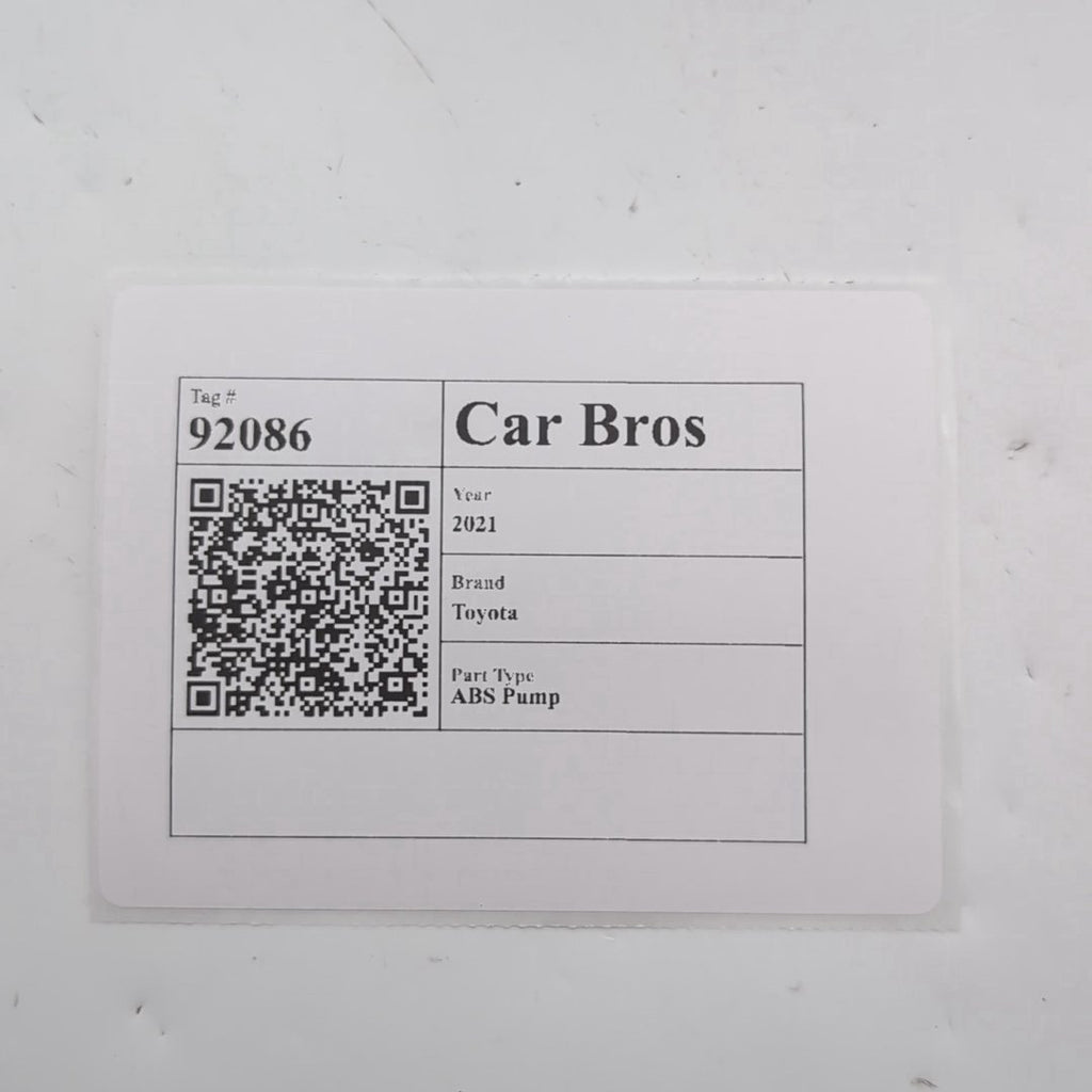 2021 2022 2023 2024 Toyota Camry 2.5L ABS Anti Lock Brake Pump 44540-06450