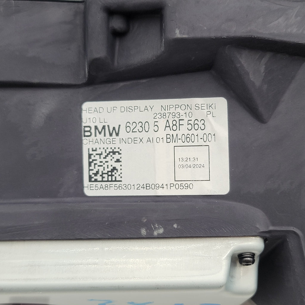 2024 2025 BMW X2 U10 HUD Head Up Display Unit 5A8F563
