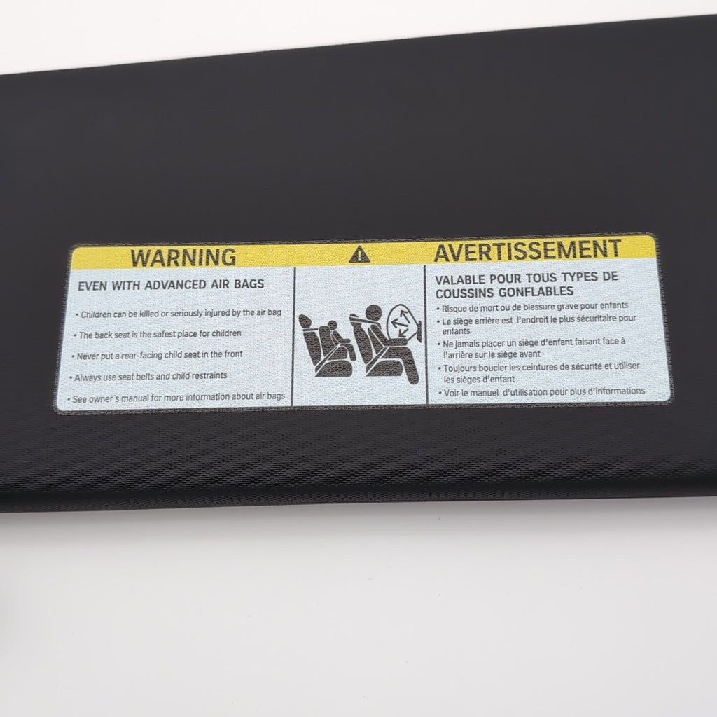 2023 2024 2025 BMW X2 U10 Sun Visor Pair Left Right Black OEM 5A1F983 5A1F984