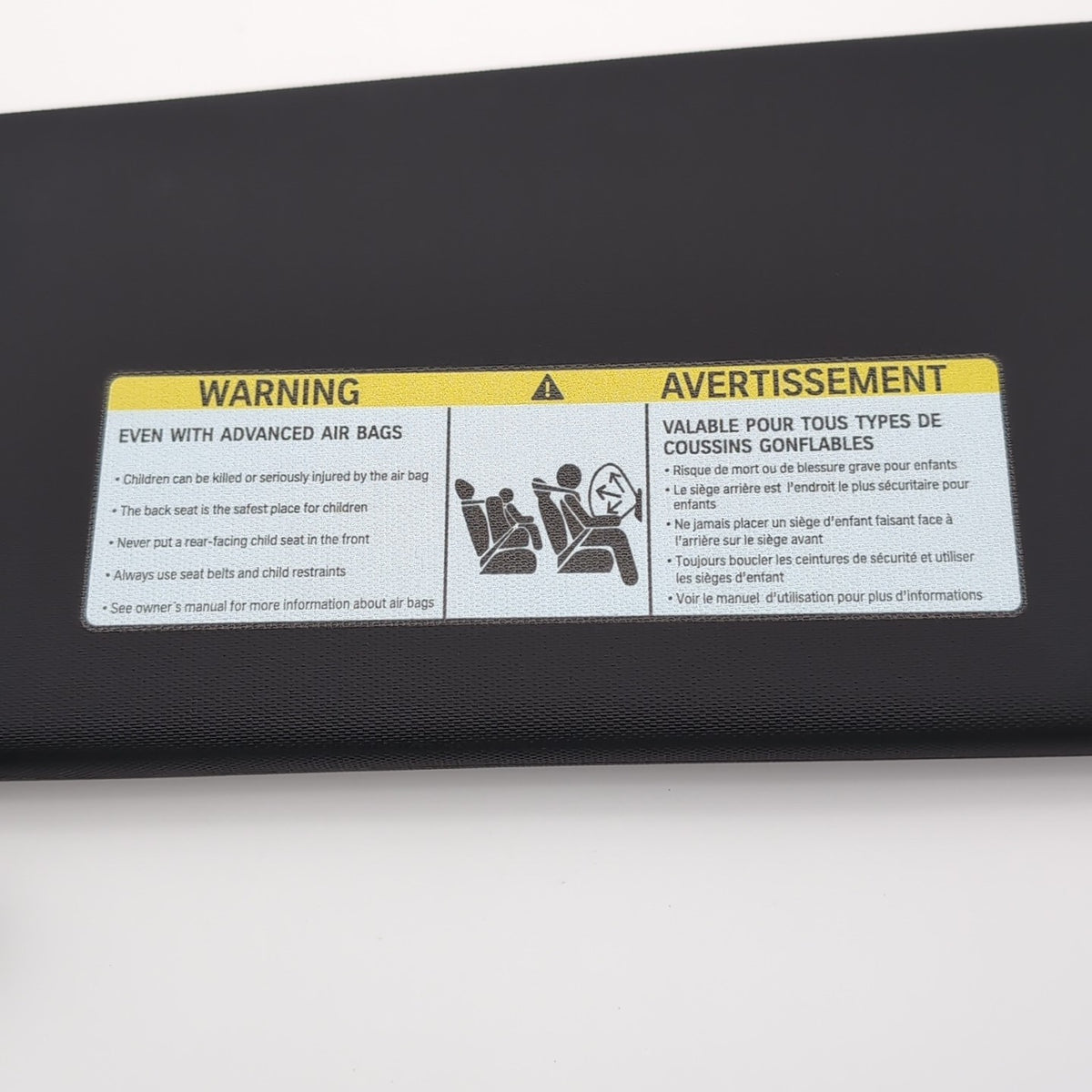 2023 2024 2025 BMW X2 U10 Sun Visor Pair Left Right Black OEM 5A1F983 5A1F984
