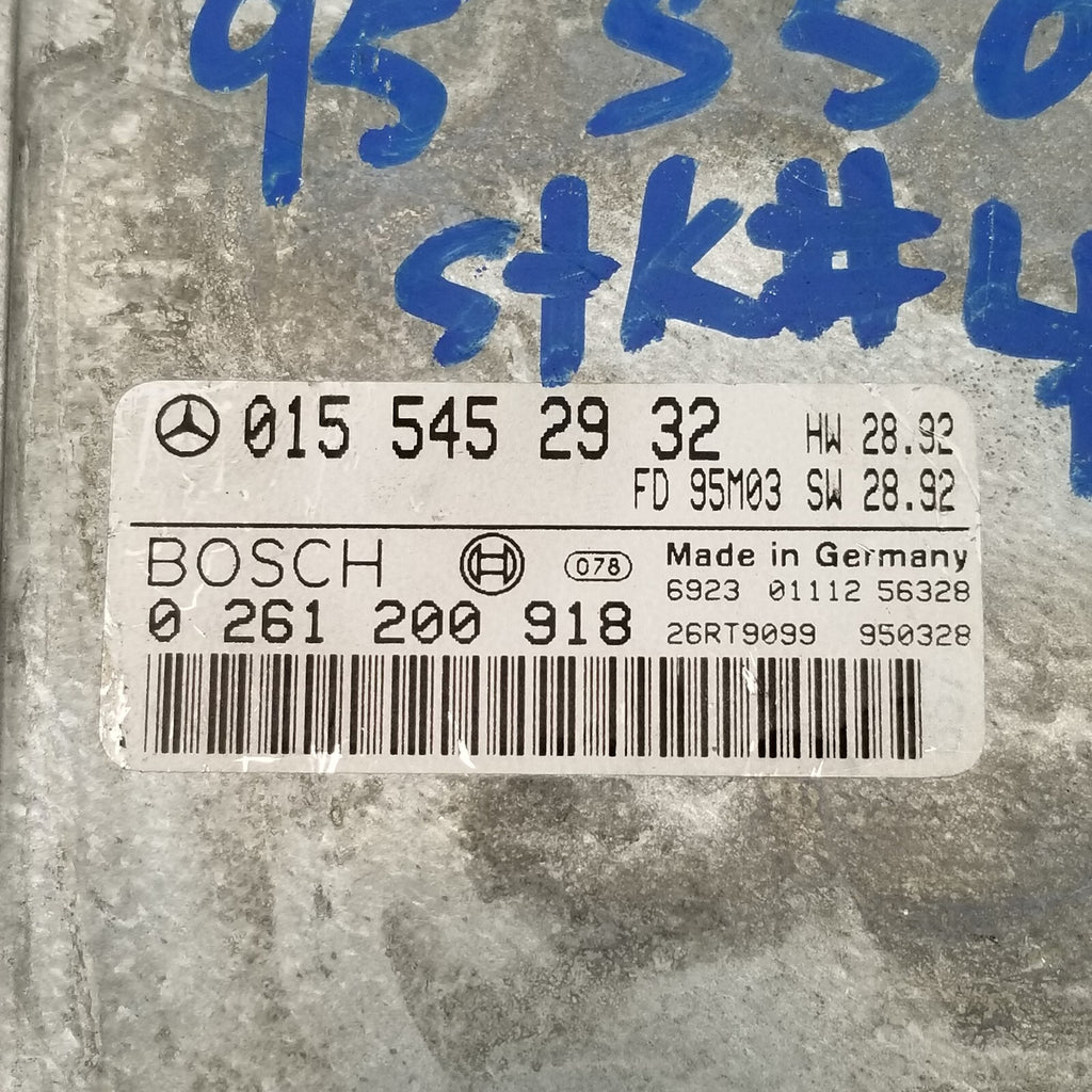 92-99 Mercedes R129 SL500 S500 400SEL Carb Engine Control Module 0155452932 OEM