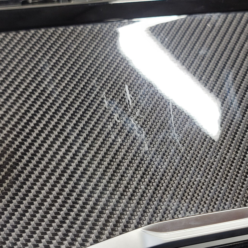 2021- 2024 BMW M3 M4 G80 G82 G83 Center Console Carbon Storage Trim Panel OEM