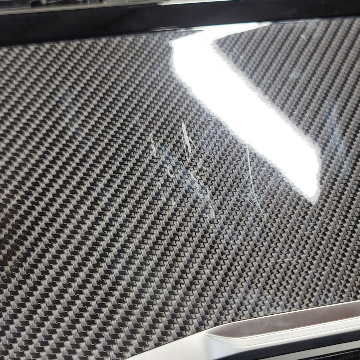 2021- 2024 BMW M3 M4 G80 G82 G83 Center Console Carbon Storage Trim Panel OEM