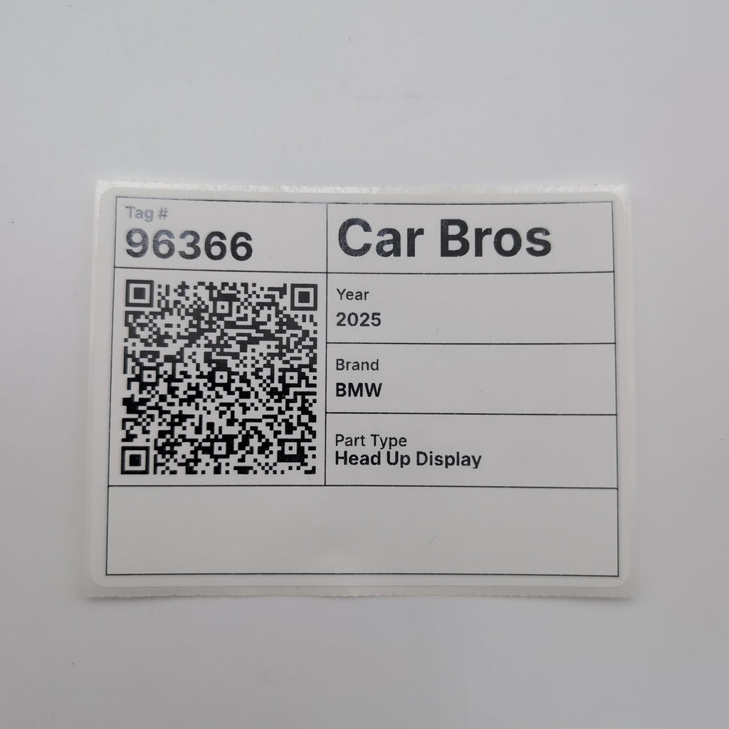 2024 2025 BMW X2 U10 HUD Head Up Display Projector Unit 5A8F563