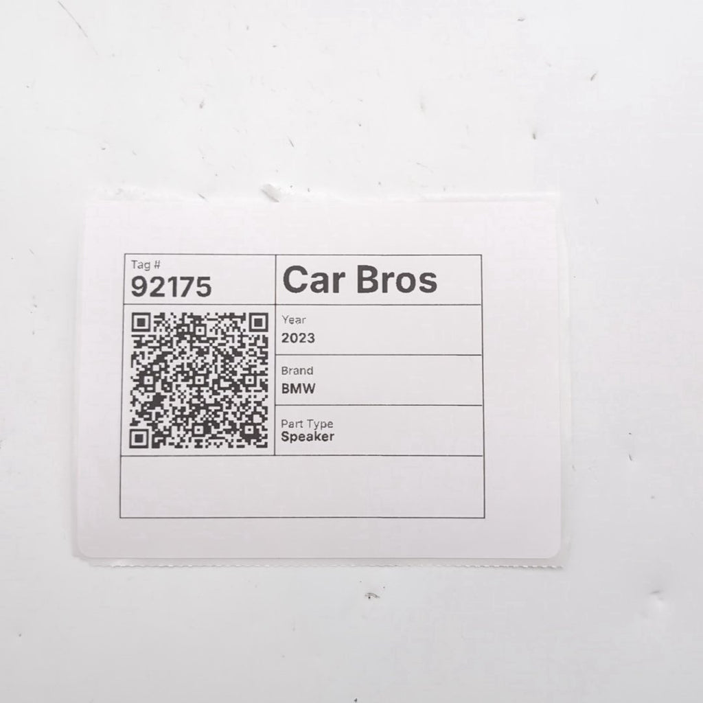 2023 - 2026 BMW X6 X6M Bower Wilkins Front Right Door Tweeter Speaker 6991218