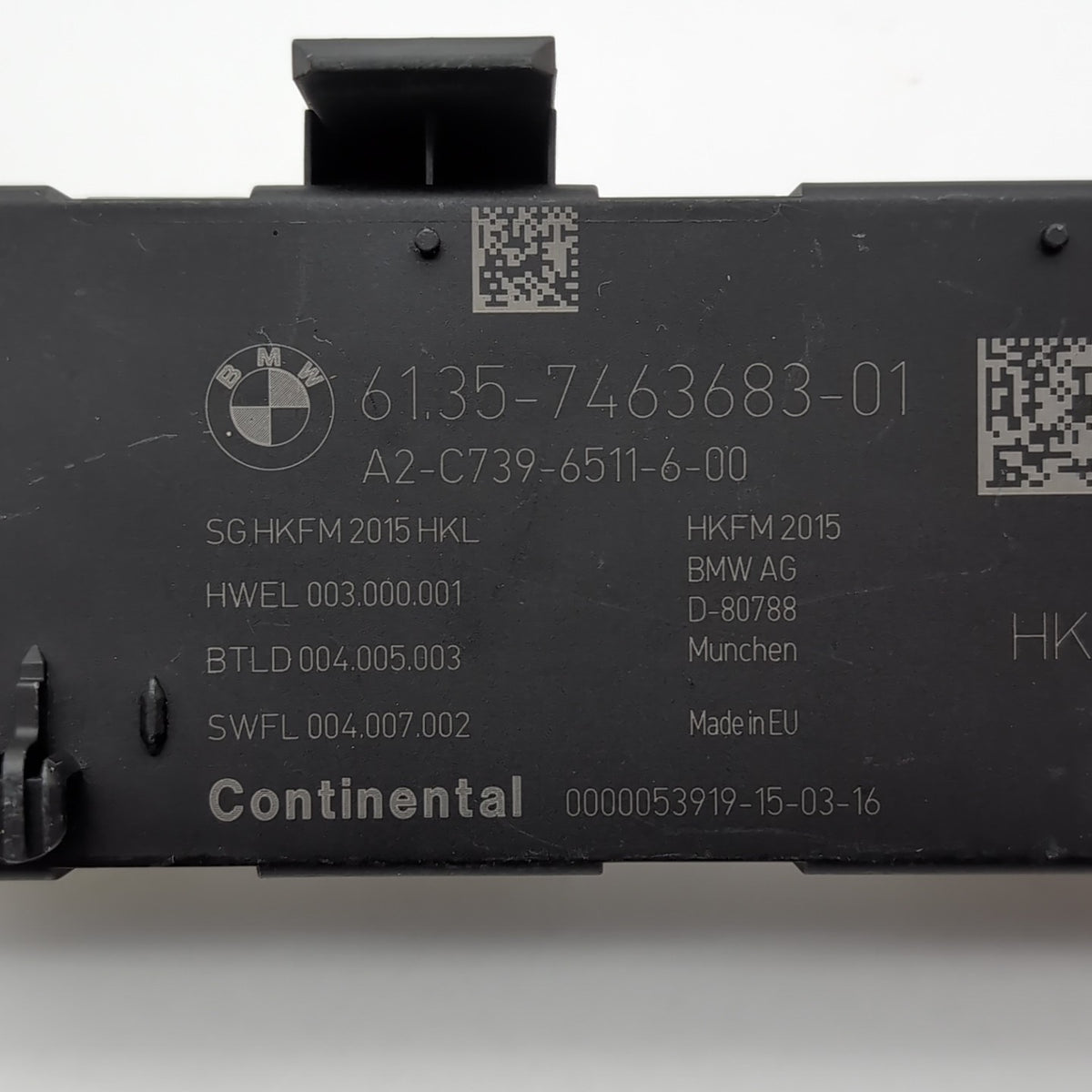 2016- 2019 BMW G11 G12 740I 750XI Rear Tailgate Decklid Control Module 7463683