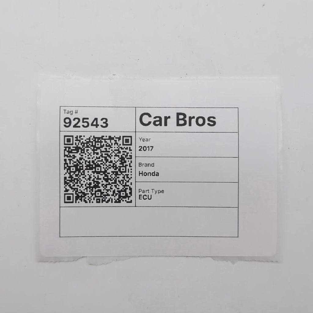 2017 Honda Fit 1.5L Engine Computer Control Module ECU 37820-5R7-D62