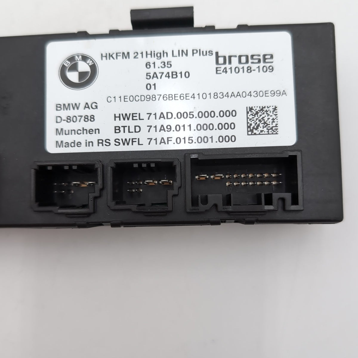 2024 2025 BMW G05 G07 X5 X7 Tailgate Liftgate Decklid Control Module OEM 5A74B10
