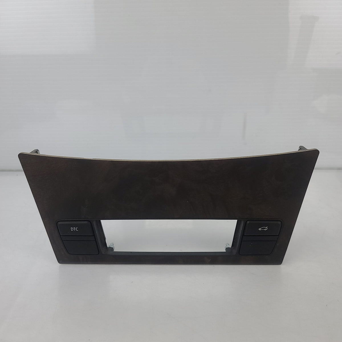 08-10 Bmw E60 5 Series Lci Front Center Dash Wood Trim Cover Panel Trim Oem