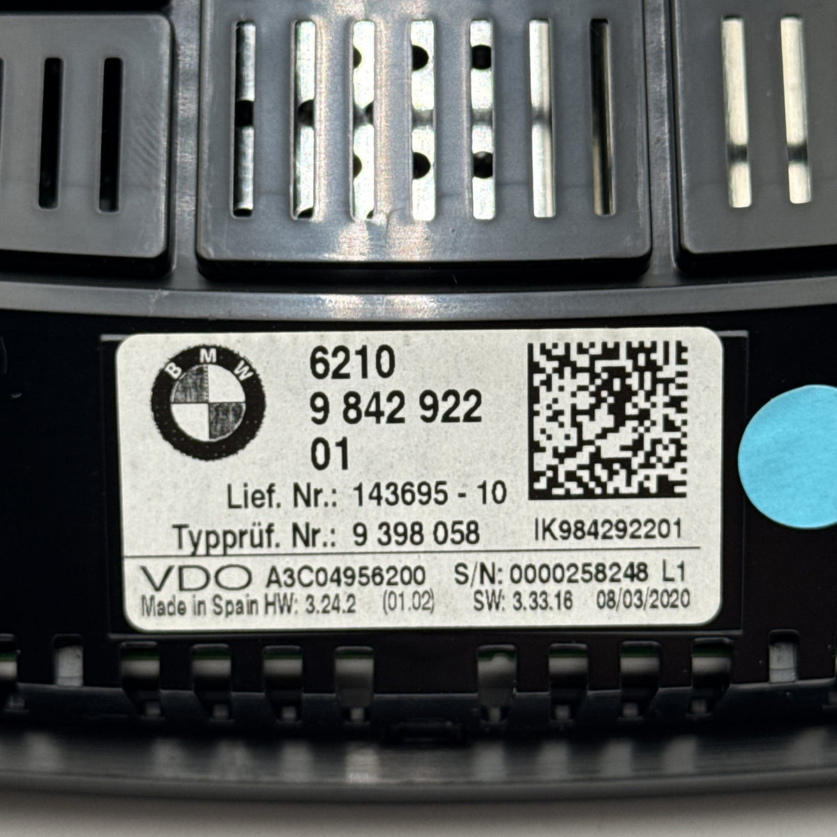 2019 2020 2021 BMW 330i M340i G20 X3 Instrument Cluster Speedometer 9842922