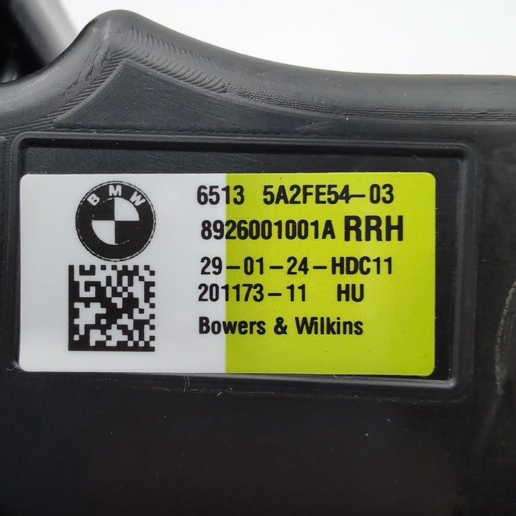 2024 2025 BMW i7 G70 ALEV4 Bowers Wilkins Right Rear Door Bass Speaker 5A2FE54