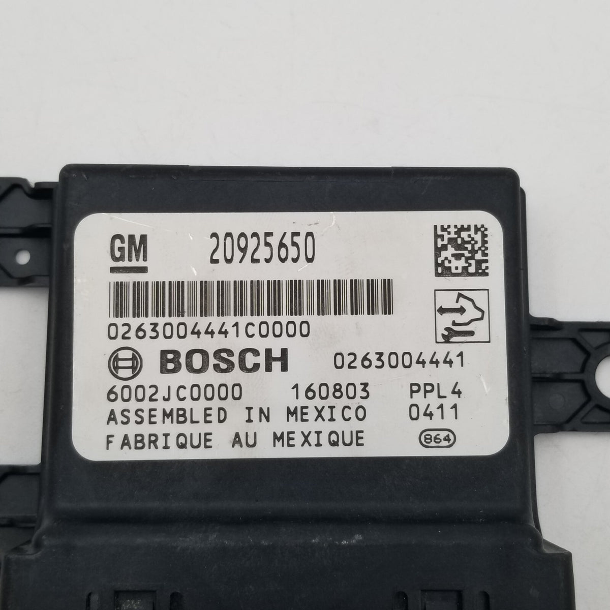 2010- 2015 GMC CHEVROLET CAMARO Parking Assist Control Module OEM 20925650