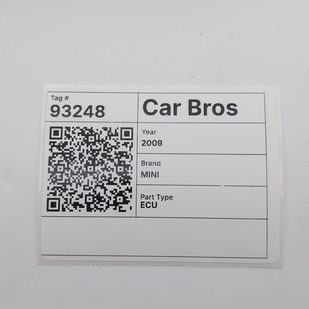 2009 - 2012 Mini Cooper 1.6L Engine Computer Control Module DME ECU 7590857