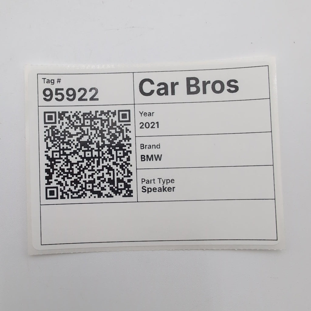 2016 - 2021 BMW I01 F30 F32 G11 G12 G30 Front Rear Door Midrange Speaker 9364956