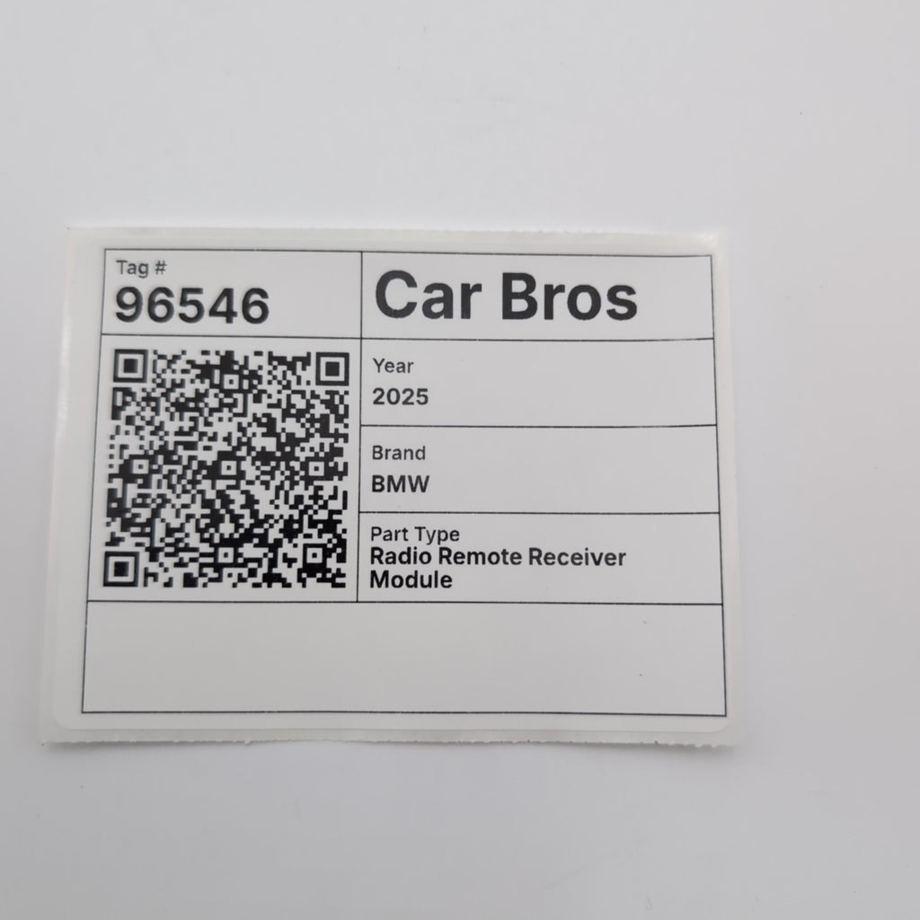 2025 2026 BMW G60 XM X1 X2 X3 X5 X6 X7 iX Radio Remote Receiver Module 5B4E028