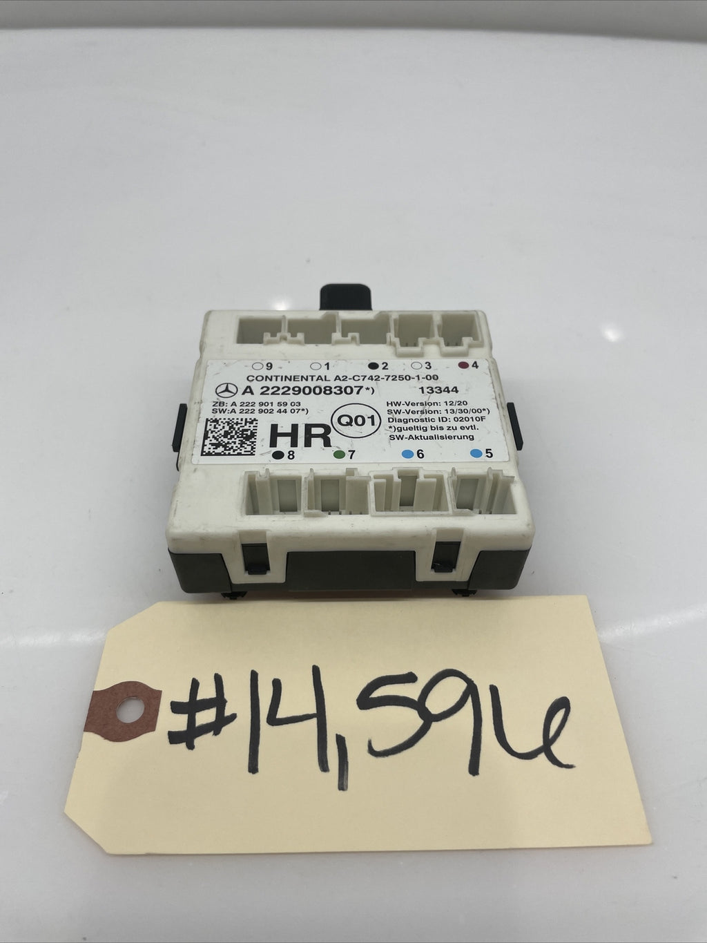 2015 2016 2017 Mercedes C300 W205 Rear Right Side Door Control Module