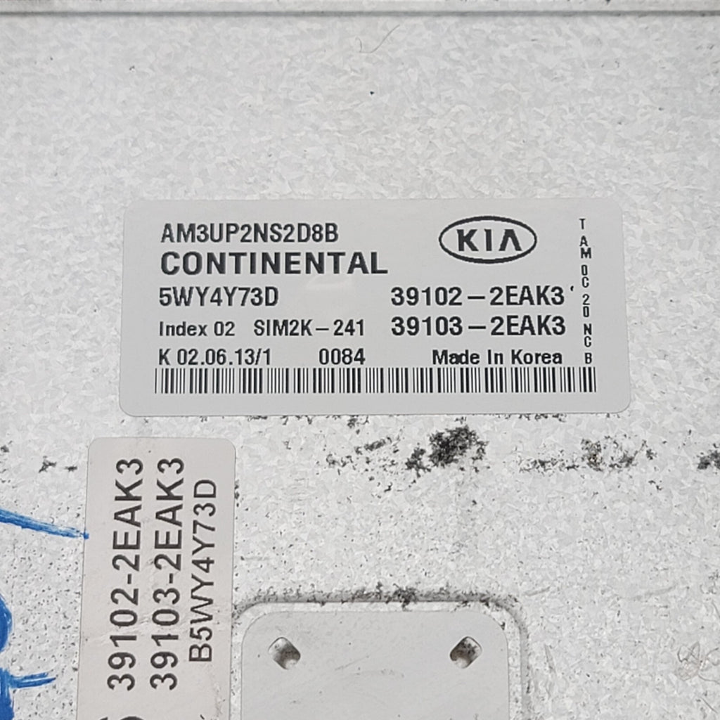 2013 2014 Kia Soul Engine Control Unit Module ECU 391022EAK3 OEM