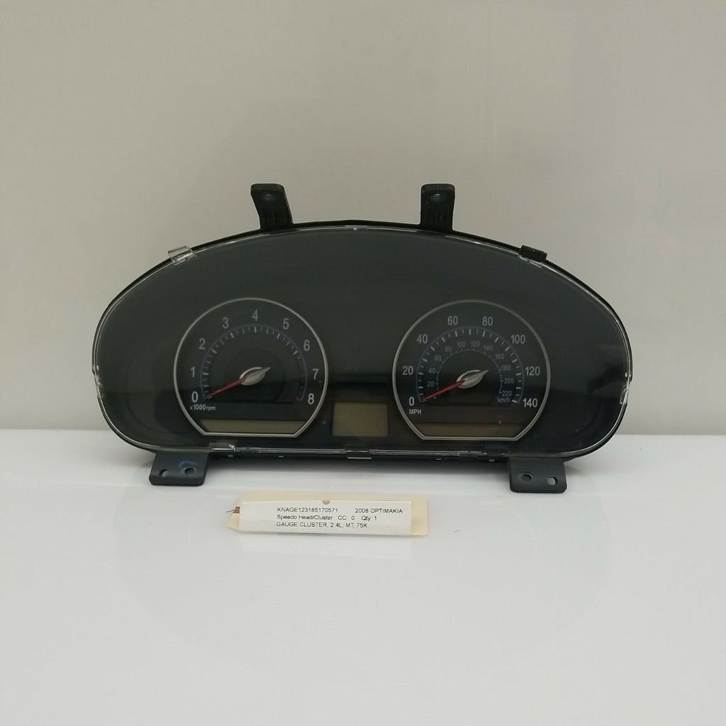 2006 - 2008 Kia Optima Speedometer Instrument Cluster 940012G156 Unknown Miles