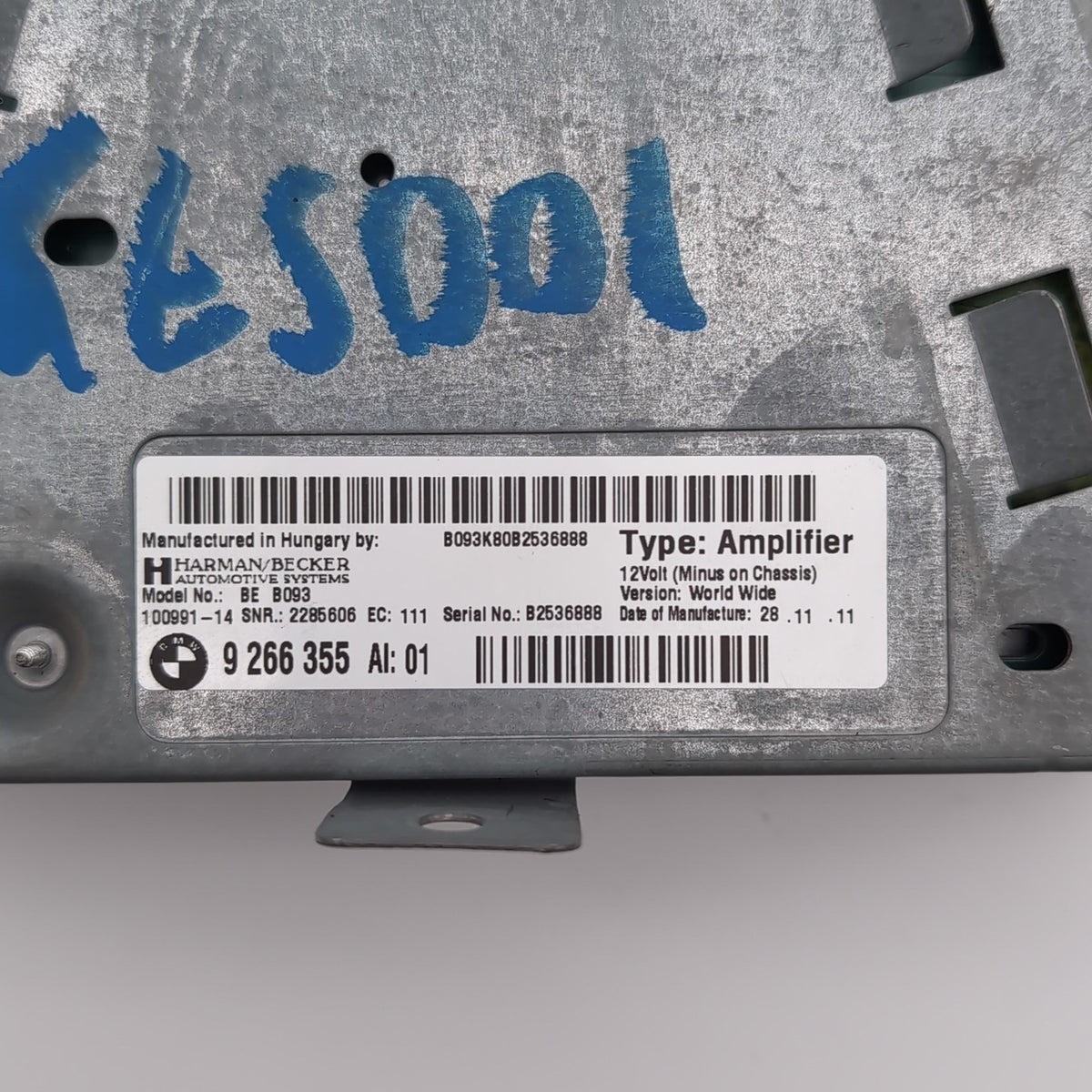 2011 2012 2013 BMW F10 528i 535i HiFi Stereo Audio Amplifier Amp 9266355