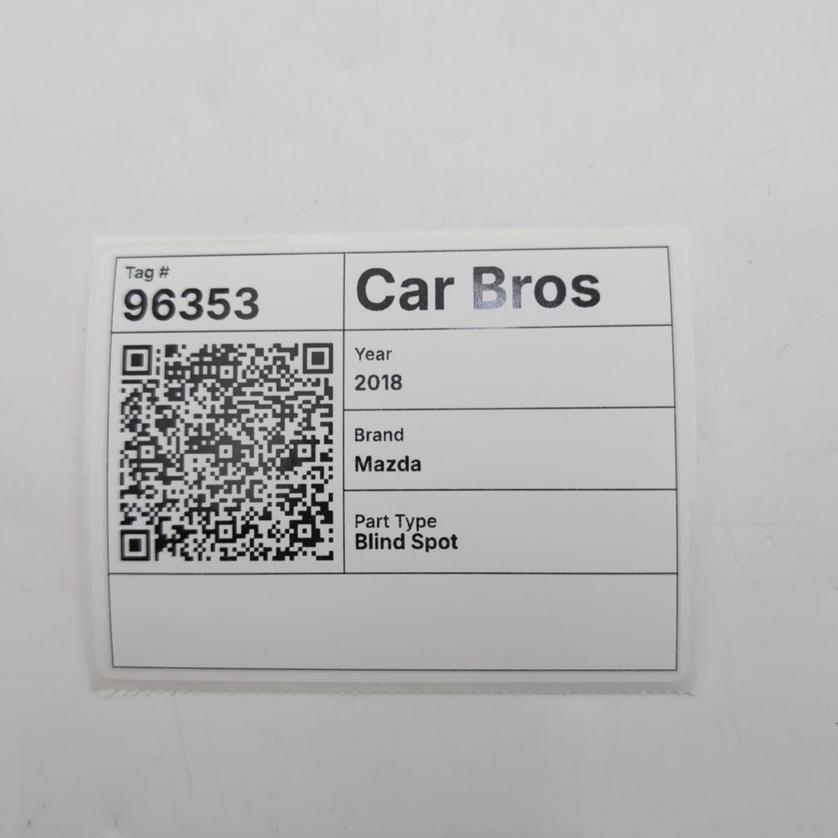 2017 2018 Mazda 3 Rear Blind Spot Monitor Radar Sensor BANE-67Y30-C