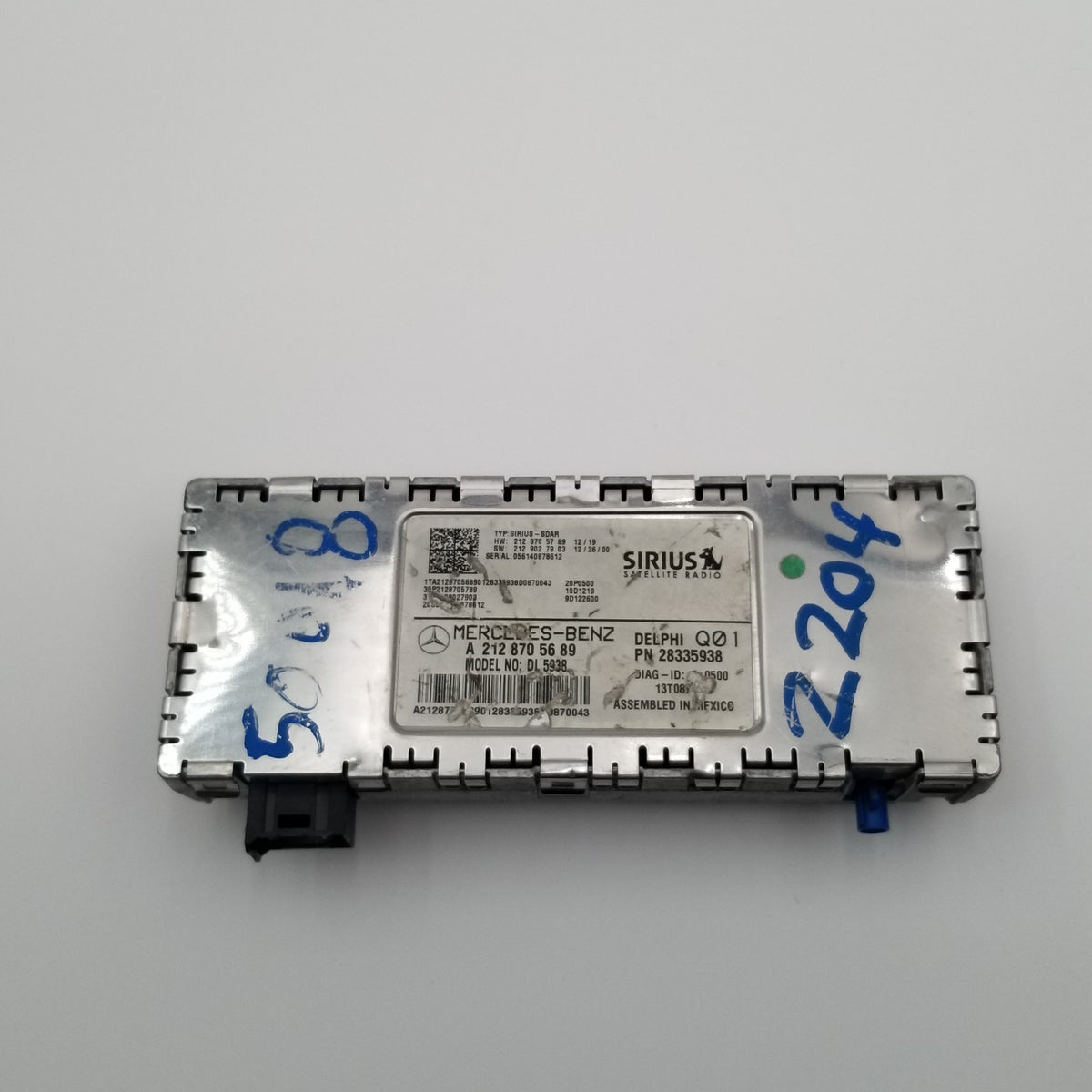 2013- 2016 MERCEDES GL450 X166 SATELLITE RADIO CONTROL MODULE OEM A2128705689