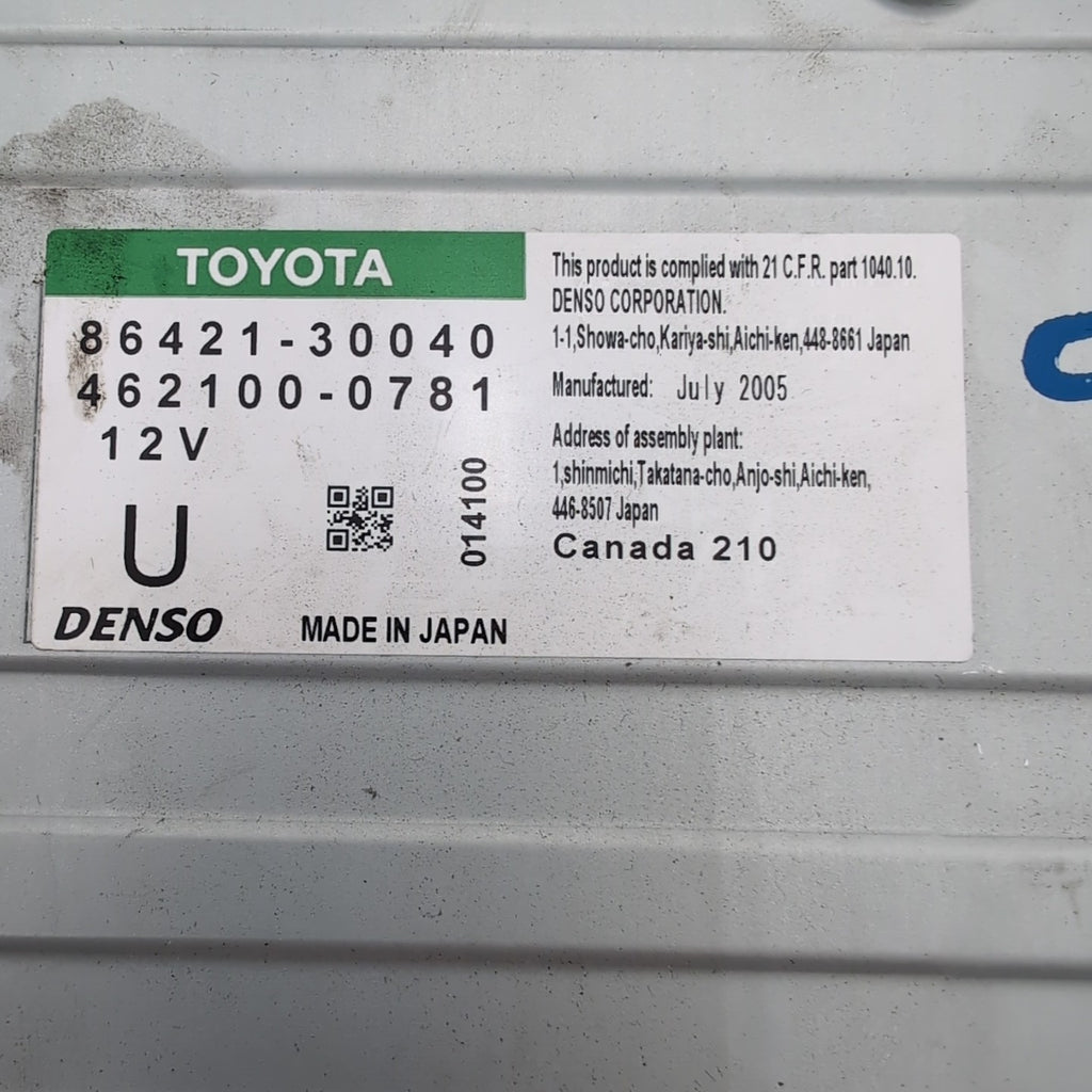 2006 2007 LEXUS GS300 GS350 GS430 NAVIGATION GPS DRIVE PLAYER OEM 86421-30040
