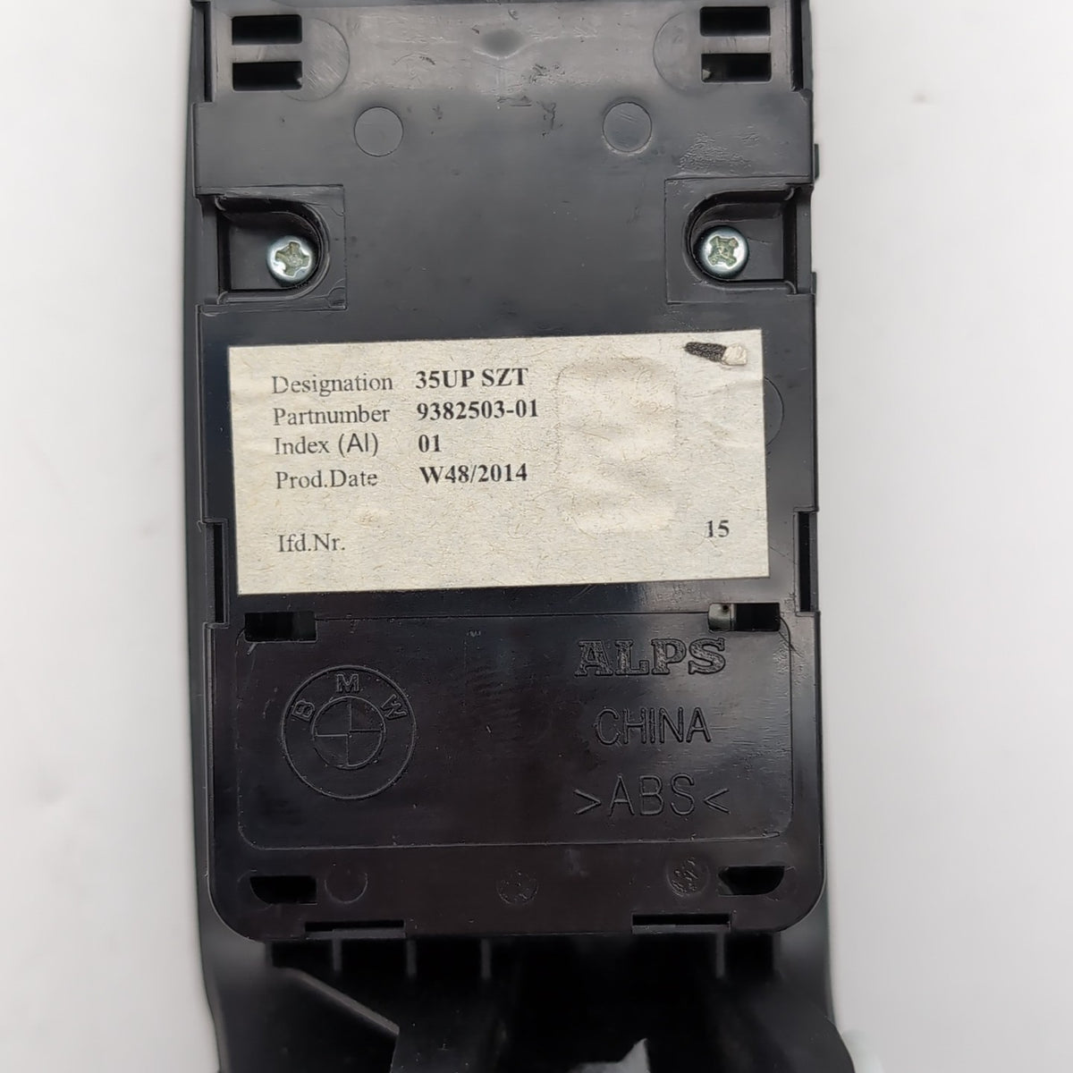 2016- 2022 BMW 740i 750i G11 G12 Front Left Driver Master Window Switch 9382503