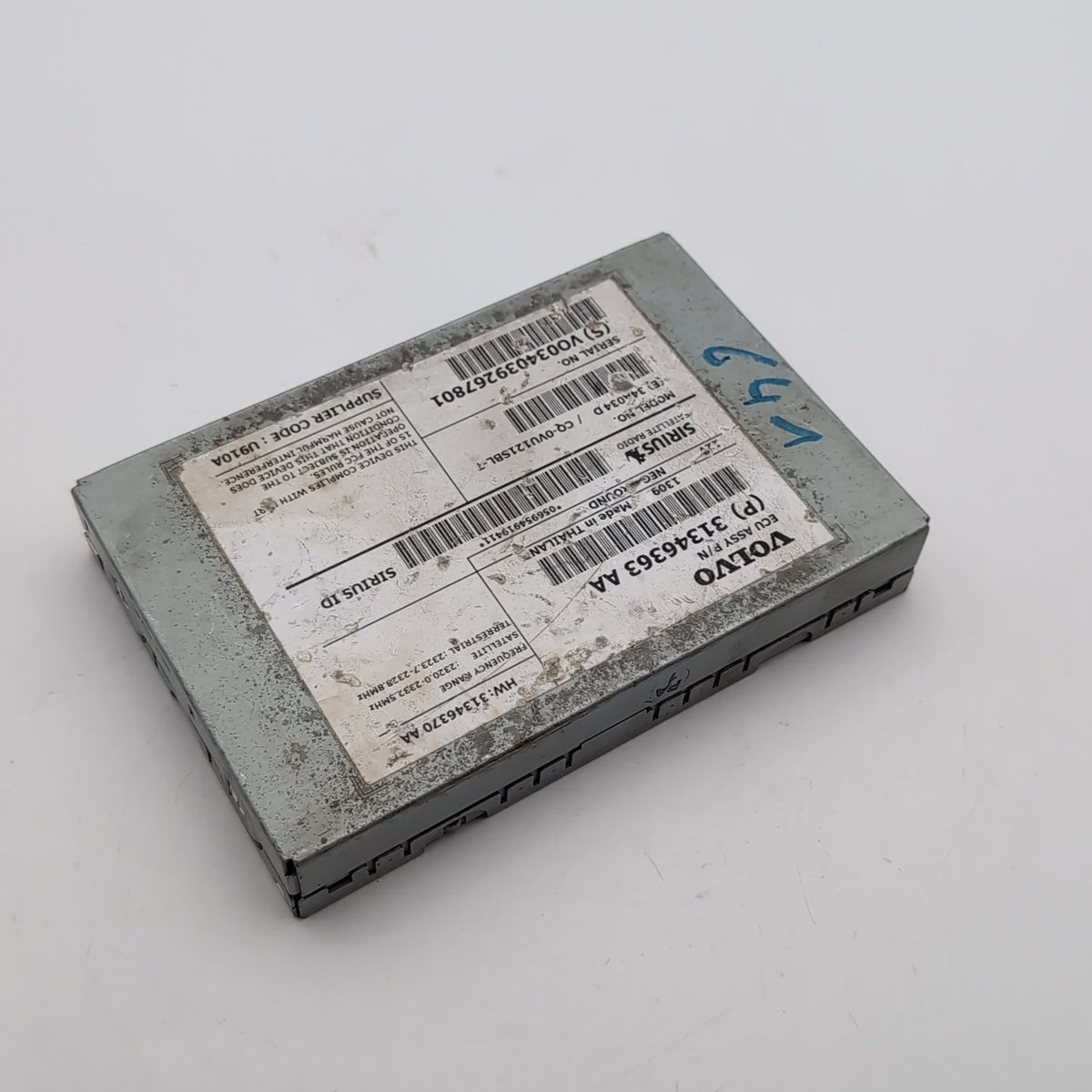 2011 2012 2013 2014 VOLVO S60 RADIO SATELLITE RECEIVER TUNER MODULE 31346363AA