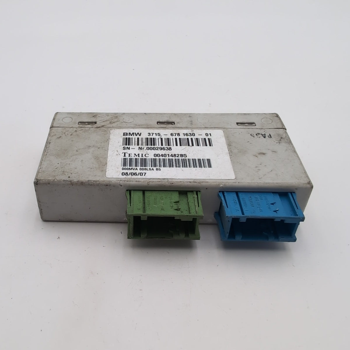 2007- 2013 BMW X5 Rear Suspension Control Module VDC VDP OEM 6781630