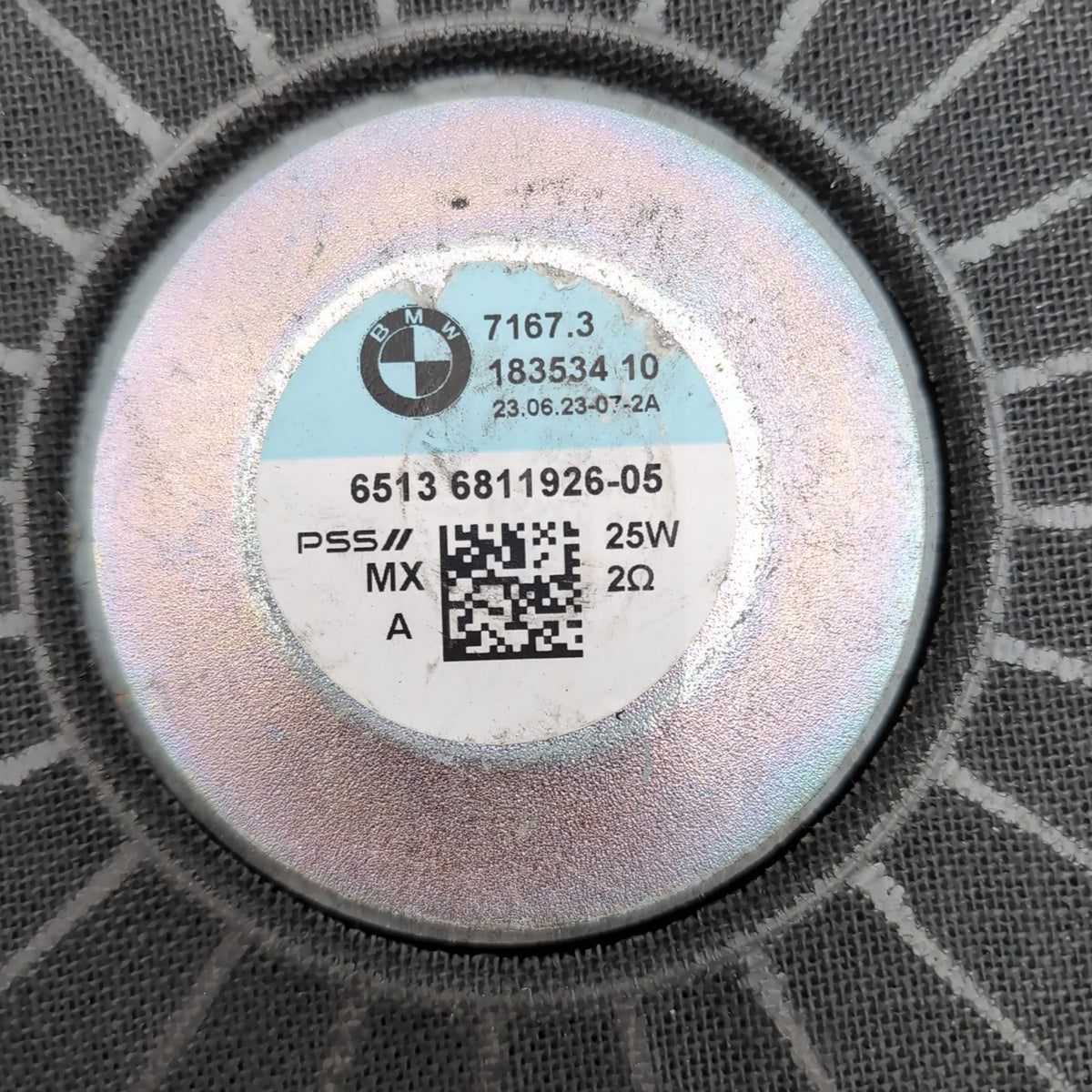 2018 - 2025 BMW X3 X4 M Front Central Subwoofer Woofer Speaker 6811926