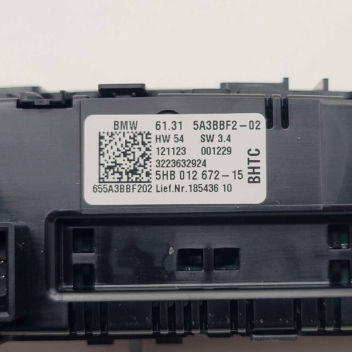2021 - 2024 BMW X3 X4 Rear AC Heater Climate Control Unit 5A3BBF2