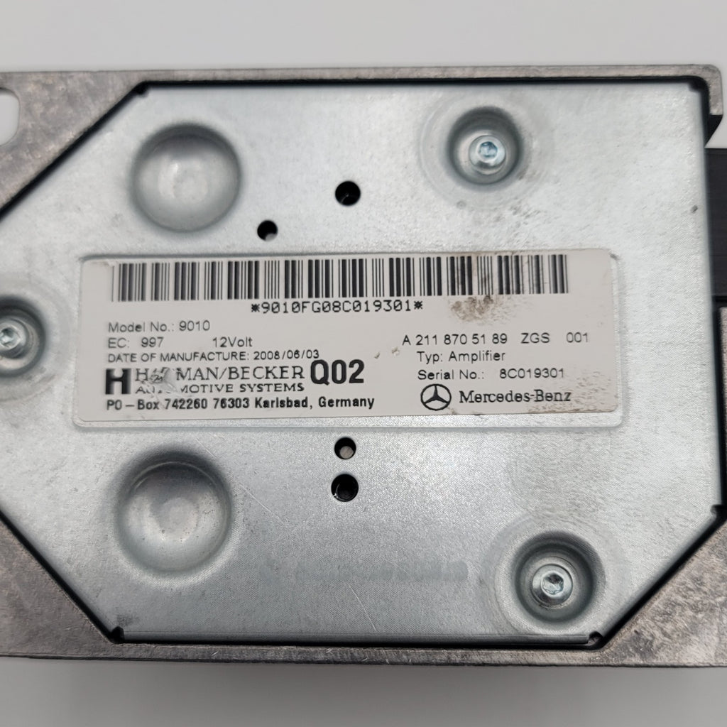 2008- 2018 Mercedes W211 E350 GL450 R350 Subwoofer Amplifier Harman Becker OEM