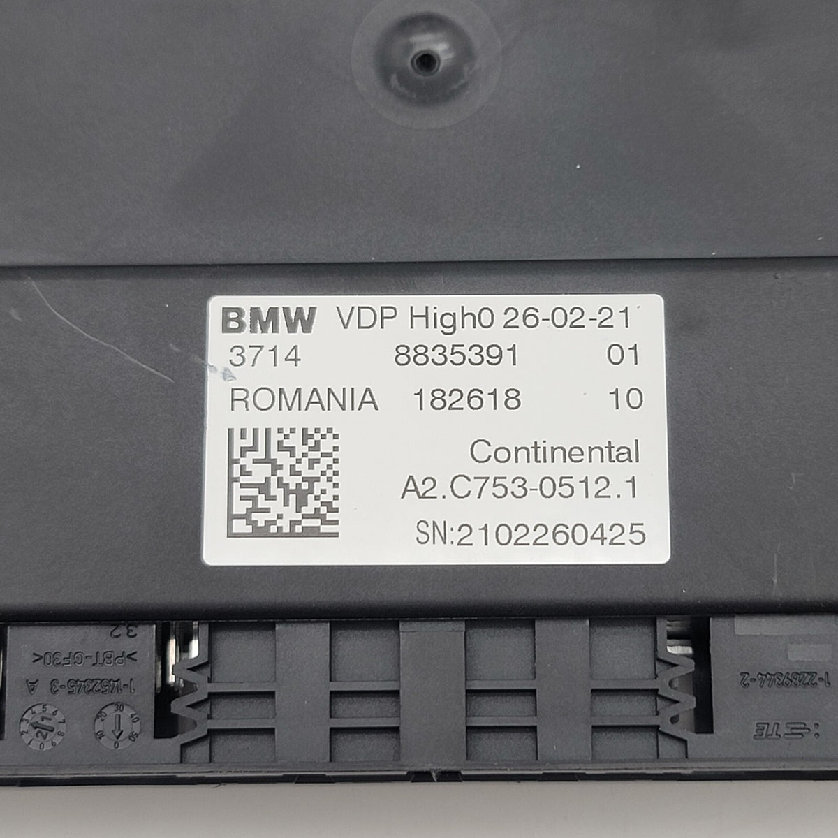 2022 BMW 840I G16 ADAPTIVE SUSPENSION CONTROL MODULE UNIT 8835391 OEM