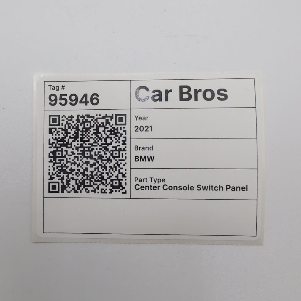 2014 - 2021 BWM i3 i3s I01 Center Console Driving Mode PDC Control Switch Panel