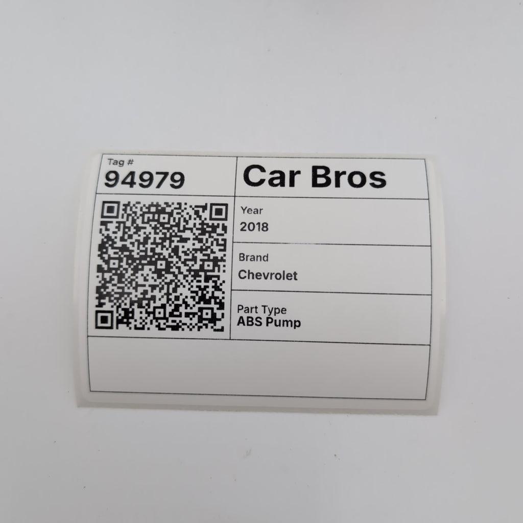 2018 Chevrolet Camaro 2.0L ABS Anti Lock Brake Pump 84244637
