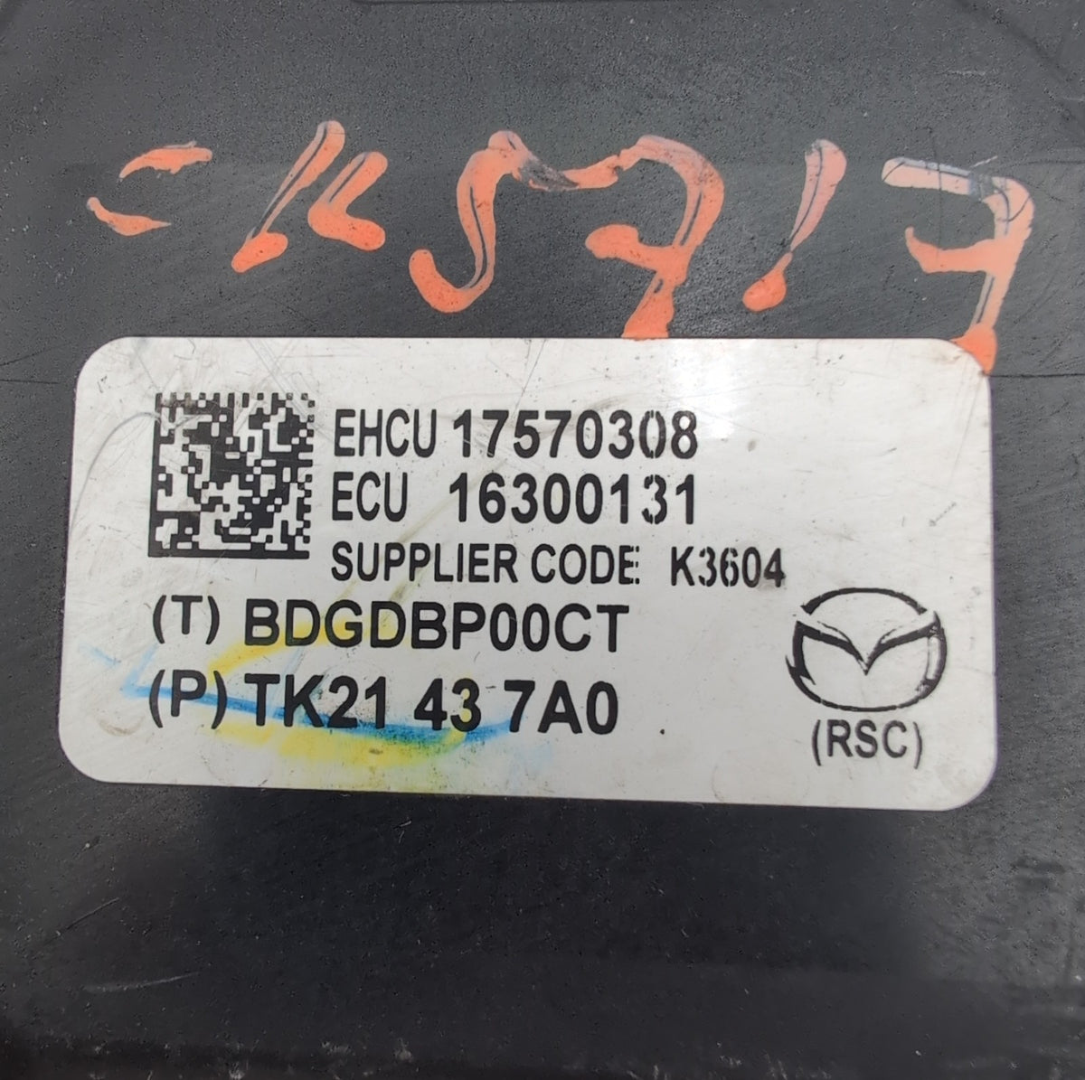 2013 2014 2015 Mazda CX-9 3.7L ABS Anti Lock Brake Pump Control Unit TK21437A0