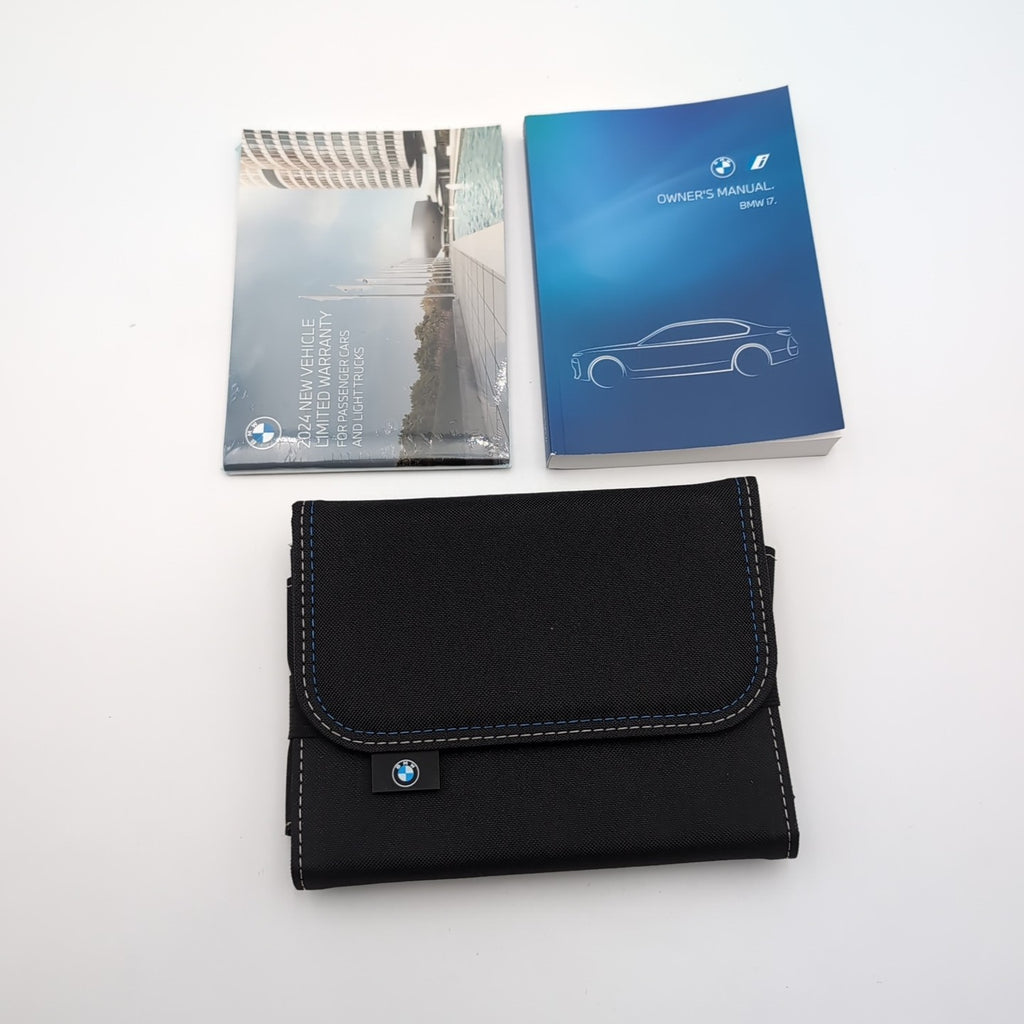 2024 BMW i7 Owners Manual Handbook Set Kit with Case 5B374C2