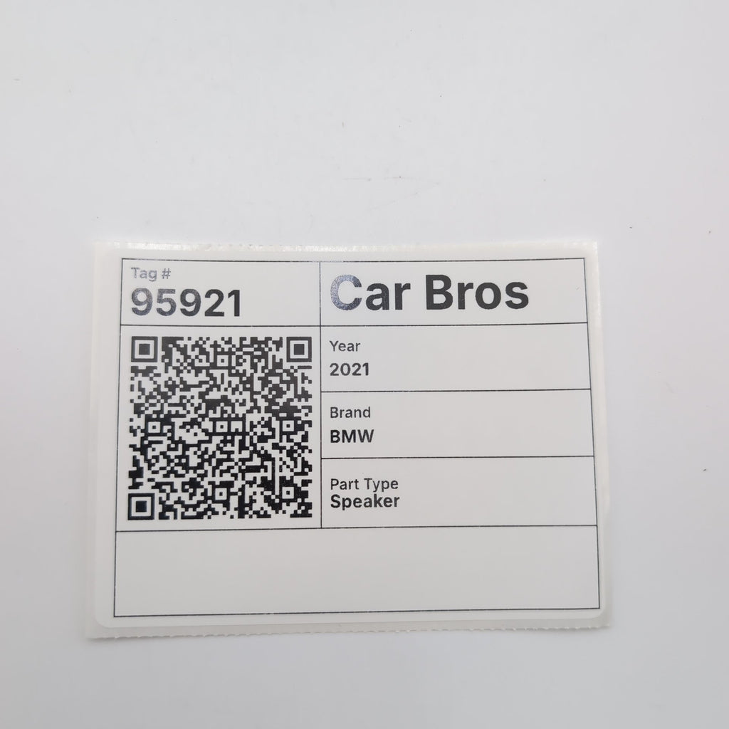 2016 - 2021 BMW I01 F30 F32 G11 G12 G30 Front Rear Door Midrange Speaker 9364956