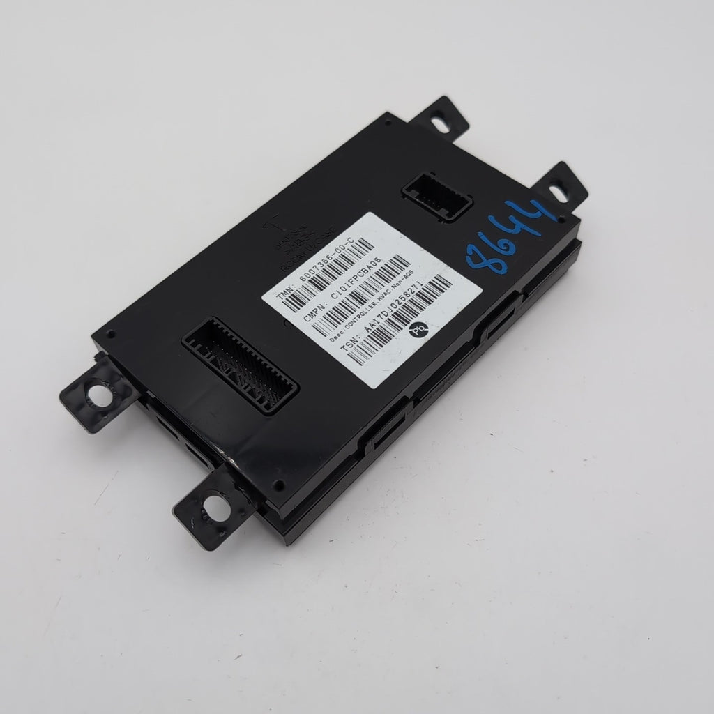 2012-20 Model S X A/C Heater Climate Control HVAC Controller Module 6007366-00-B