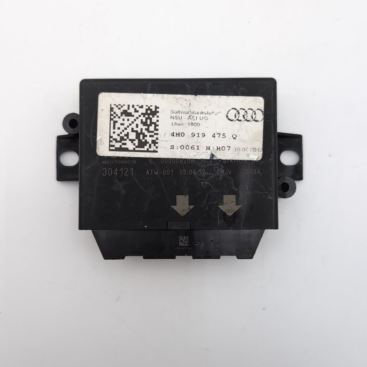 2013 2014 2015 AUDI Q7 PARK PARKING AID ASSIST CONTROL MODULE OEM 4L0919475A